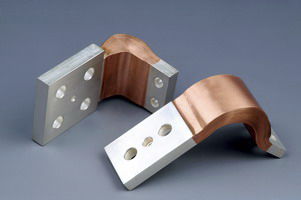 Ламинированный шунт, пресс-сварной, серебро