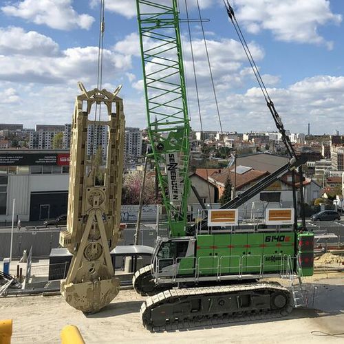 Crawler crane 6140 HD boomlatticefor construction