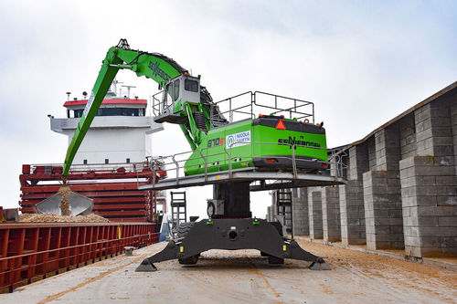 Перегружатель на резиновых колесах серии 870 E Hybridгидравлическийэлектрическийгибридный