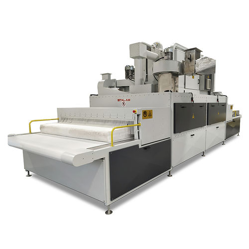 Радиочастотная система обезвоживания непрерывного действияс автоматическим управлениемс ленточным конвейером