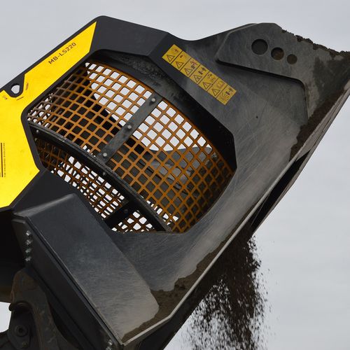 Просеивающий ковш MB-LS220 S2для погрузчиковдля экскаваторов-погрузчиковдля легких материалов