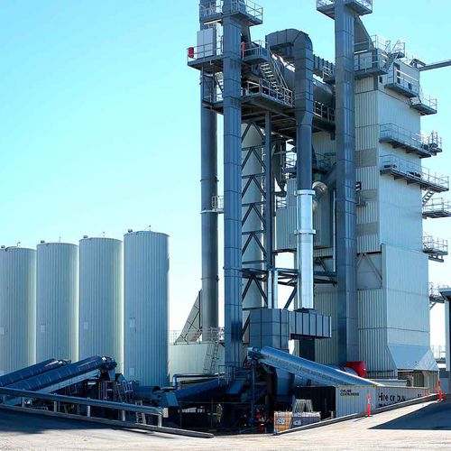 Стационарный асфальтный завод АБП 240-400 HRT периодического действия