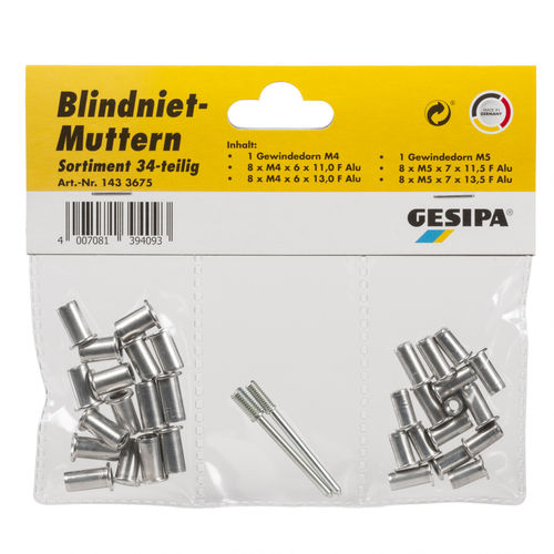 Заклепка потайная с плоской головкойметаллметалл