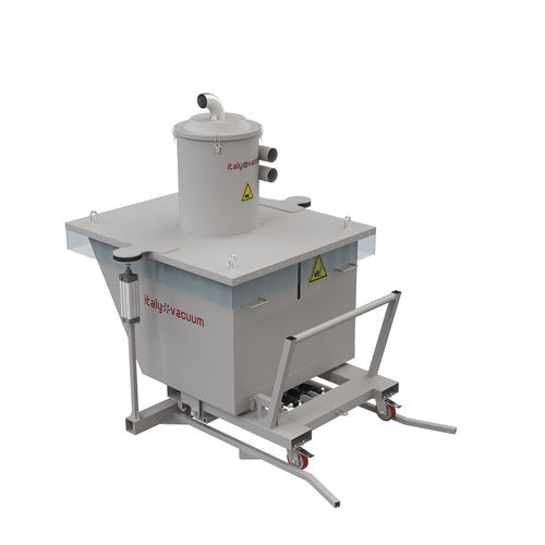 Industrial waste container mobilepedalsealed