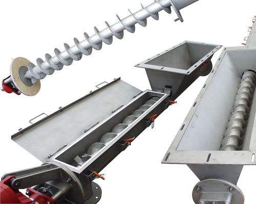 Шнековый конвейер для цементаиз нержавеющей сталиабразивный