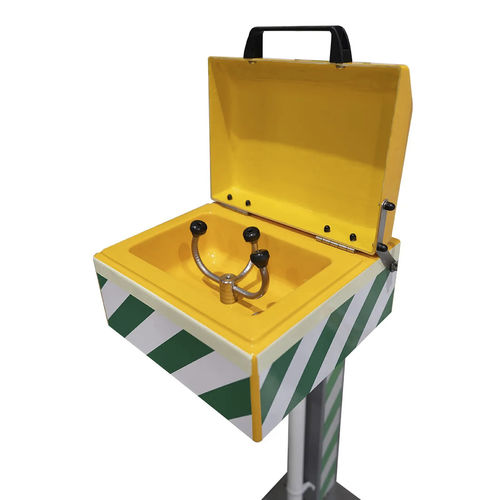 Напольная станция для промывания глаз и лица EB3Gдля опасных среддля помещениядля улицы