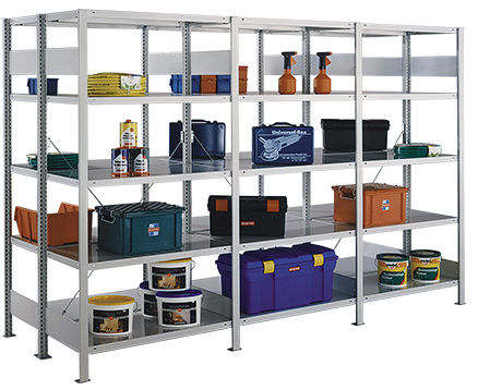 Стеллажи для мастерских регулируемые без болтов