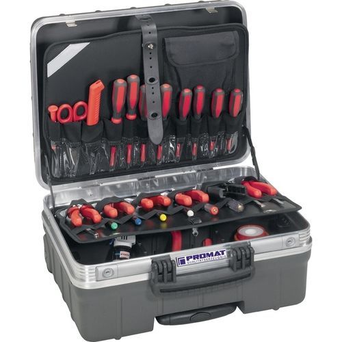 Пластиковый чемодан для инструментов 4000871743для электриковдля механика