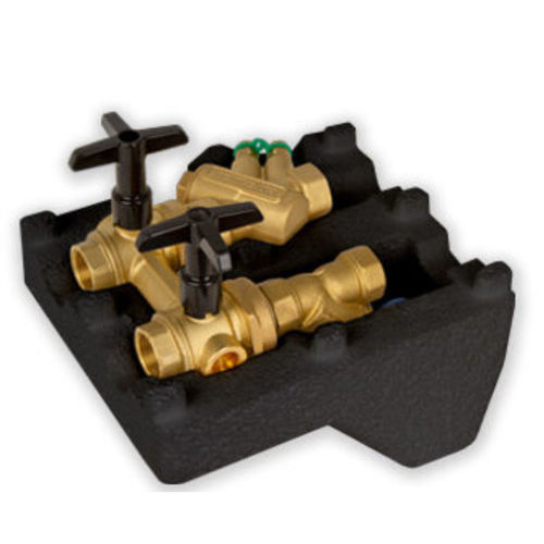 Кран шаровой ручной никелированная латунь с резьбой