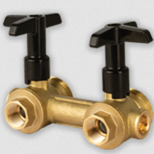 Шаровой кран ручнойсливной из латуни