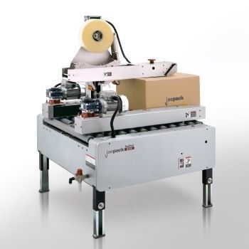 Многоклапанный запечатщик картона Бучими-500клейкая лентаполуавтоматический