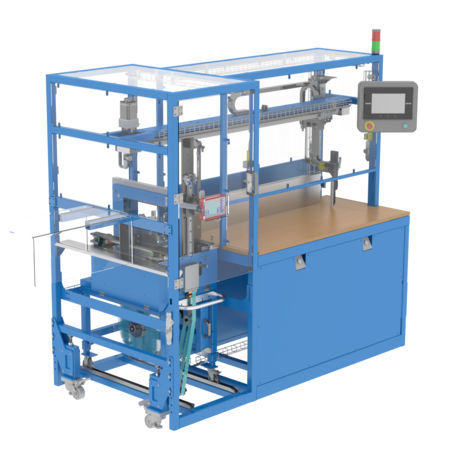 Настольная обвязочная машина УС-2000 ЛБМмобильнаяавтоматическаягоризонтальная