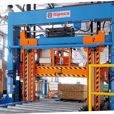 Автоматическая обвязочная машина серии ВК для дерева, полиэстера, стали