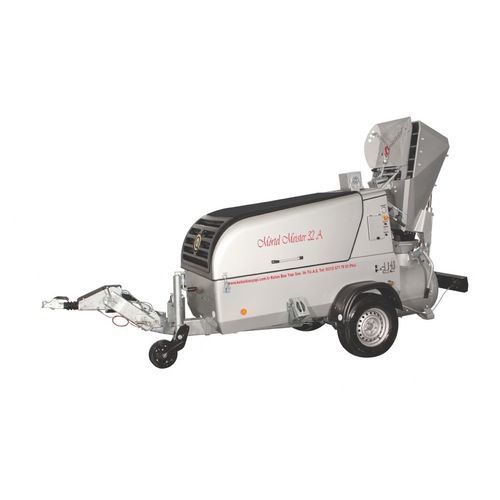 Screed mixing and coveying machine