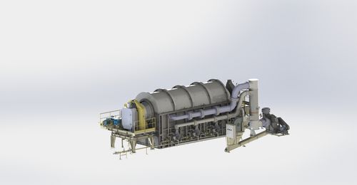 Сушилка горячим воздухом Beaurotarybatch для обезвоживания