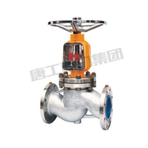 Проходной клапан с маховиком для кислорода