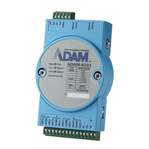 Модуль удаленного вывода ADAM-6224analogModbus TCPEthernet