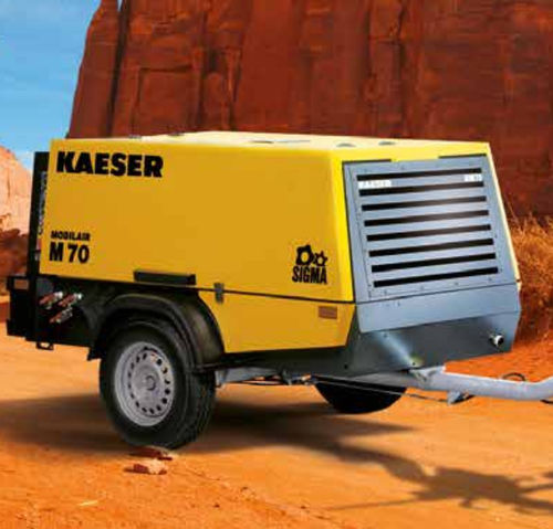 Компрессор винтовой MOBILAIR M 70воздушныйдизельныймобильный