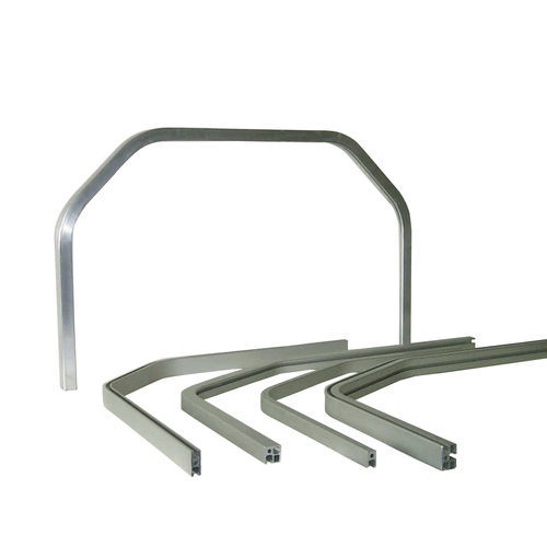 Алюминиевый профиль 1715с пазомдля установки на дверь