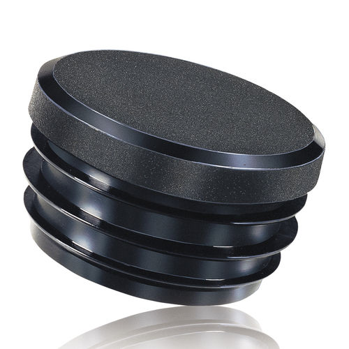 Заглушка круглая серии GPN 320 ребристая с наружной резьбойпластик