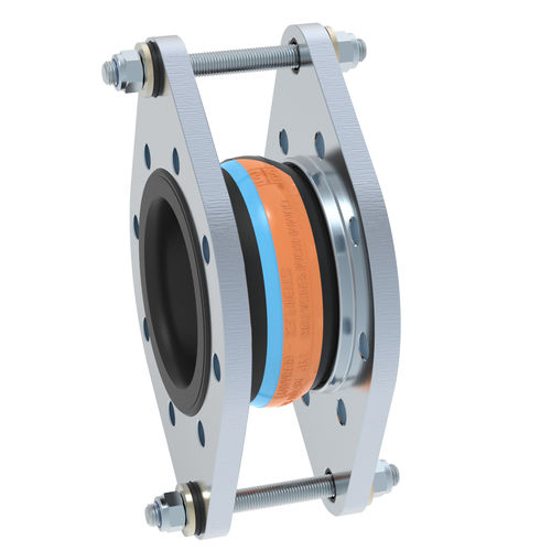 Компенсатор для резиновых труб АС-2круглый фланец для труб