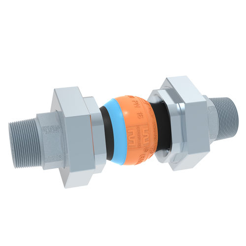 Компенсатор резиновой трубы АС-5круглорезьбовойосевой