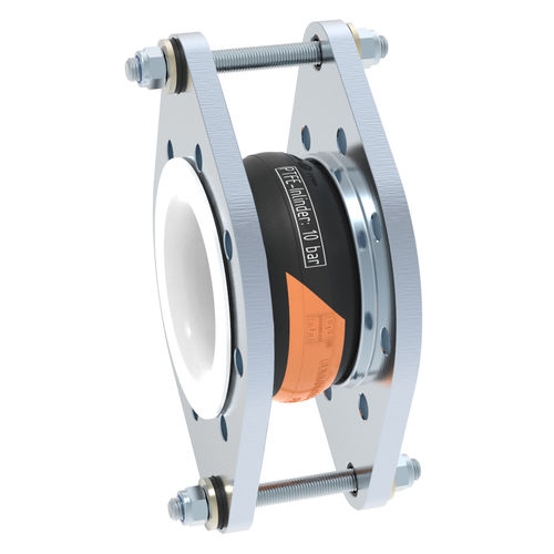 Компенсатор для труб из ПТФЭ АИ-2круглый фланецдля химической промышленности