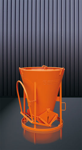 Конический бетонный скип серии 1015 (Н) с нижним открыванием