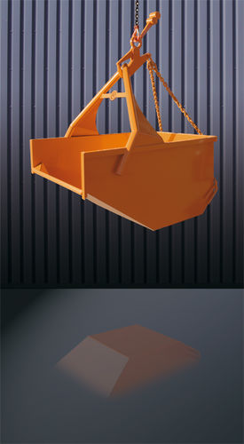 Металлический саморазгрузочный лодочный скип серии 1044цепь