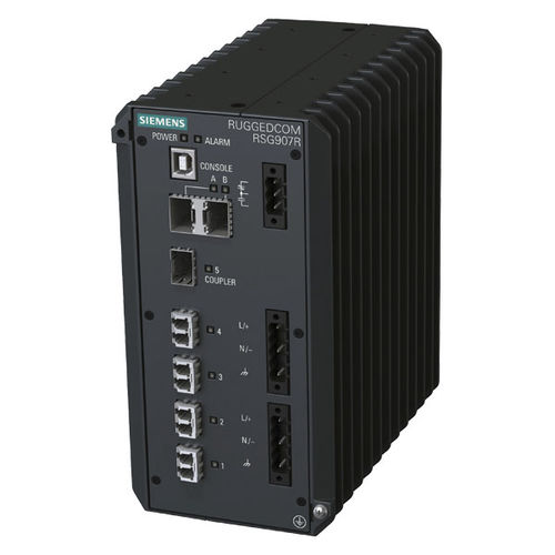 Layer 2 ethernet switch RUGGEDCOM RSG907Rmanaged7 portsgigabit Ethernet