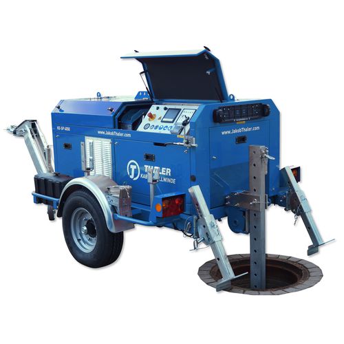 Hydraulic winch 2000 - 8000 series tractionpipe renewalpulling