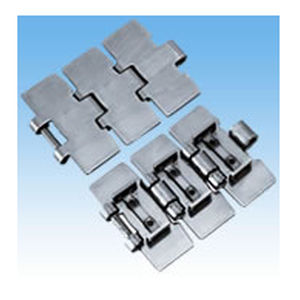 Stainless steel conveyor chain TTU slatted