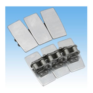 Stainless steel conveyor chain TTKU slatted