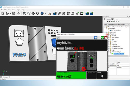 Программное обеспечение для проверки BuildIT Projectorметрологияпроцесс обработки изображений