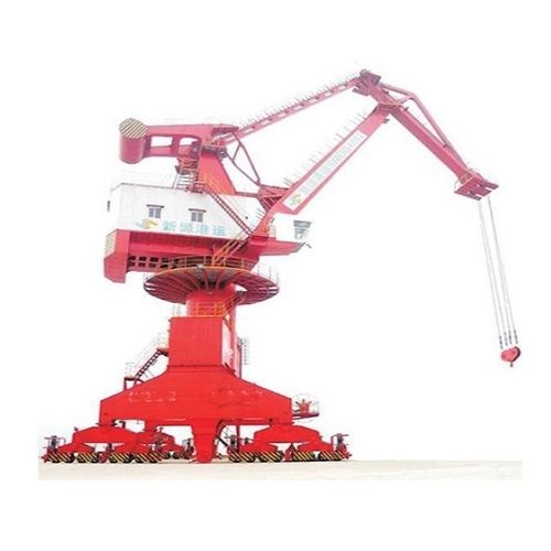 Кран на рельсовом ходу MQG1633Поворотный с остановкой и шарнирно-подъемным механизмом