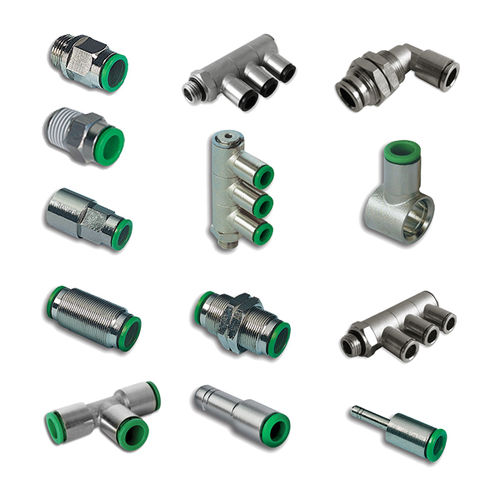 Пневматический фитинг серии RAP, латунь push-in