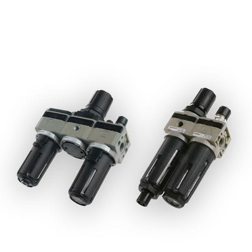 Фильтр-регулятор-смазка сжатого воздуха Серия 1700патронный резьбовой модульный