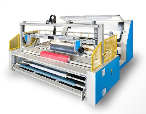 Машина для контроля ткани без натяжения INSPACK LINEс намоткой