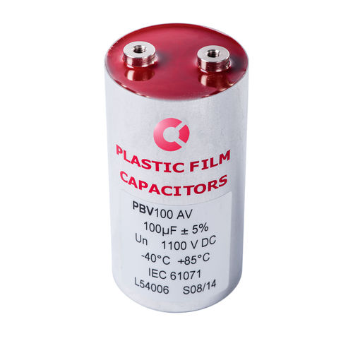 Конденсатор звена постоянного тока серии Рметаллизированный полипропиленовой пленкойцилиндрическийинкапсулированный