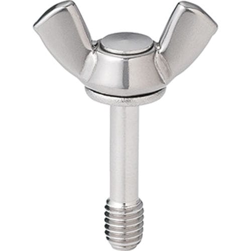 Ручка с невыпадающим механизмом KWBS-SC с резьбой-бабочкой из нержавеющей стали