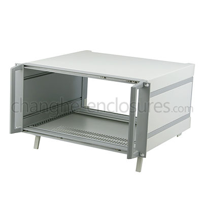 Корпус с фланцем серии 01Bнастольныйпрямоугольныйалюминий