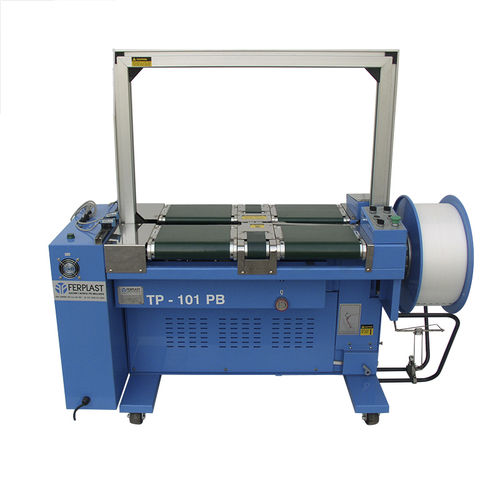 Fully-automatic strapping machine TP 101 PBfor magazines and newspapersfor cardboard boxesfor cartons