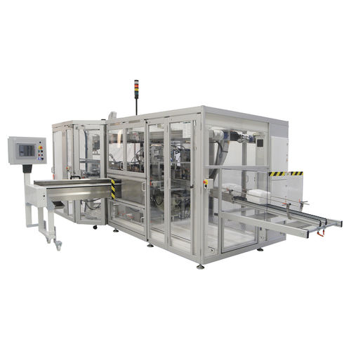 Автоматическая упаковочная машина PAKSIS A6film для гигиенических товаров