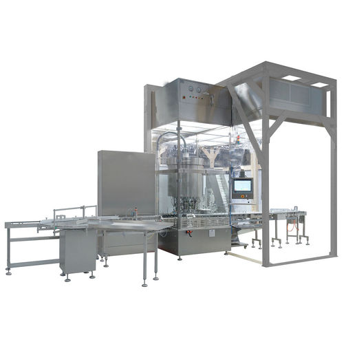 Укупорочная машина непрерывного действия OPTIMA ROTOCAPмноголинейная автоматическая бутылка