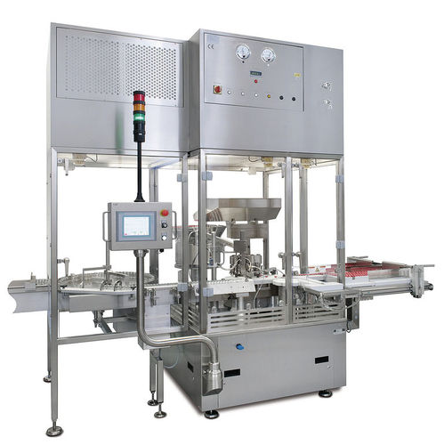 Укупорщик непрерывного действия OPTIMA ВВМпрерывистого действияавтоматическийдля флаконов