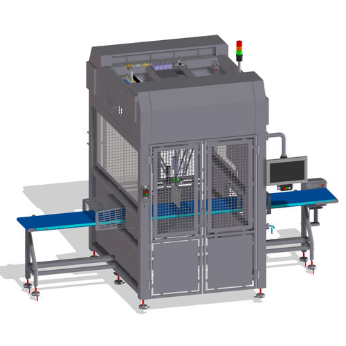 Ultrasonic cheese cutting machine SCMbladeautomaticmanual loading