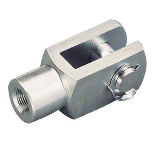 Вилка с удлиненным отверстием с наружной резьбойс закаленным поперечным отверстиемпластик