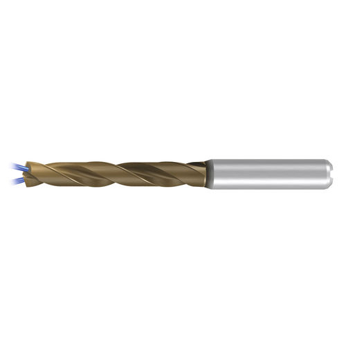 Solid drill bit VHM-EF-VA-DIN 6537L-HA-IK-2FF-ALCR-T37 seriesfor cast ironfor non-ferrous materialsfor steel