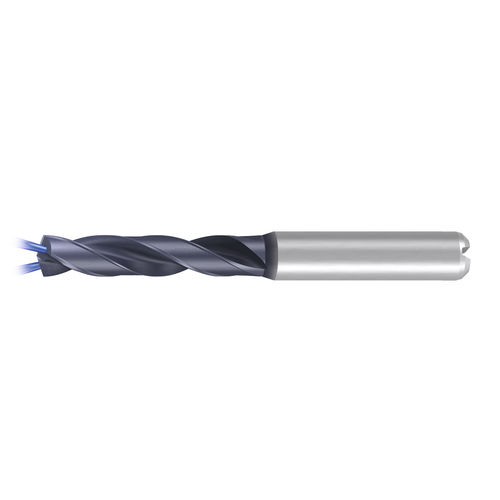 Solid drill bit VHM-EF-DIN 6537K-HA-IK-4FF-T14 seriesfor hardened steelfor non-ferrous materialsfor steel