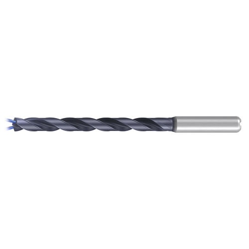 Solid drill bit VHM-EF-8xD-HA-IK-4FF-T14 seriesfor cast ironfor non-ferrous materialsfor steel